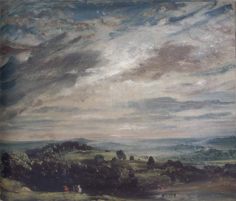View from Hampstead Heath,Looking towards Harrow August 1821